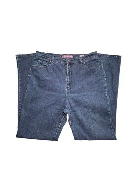 Gloria Vanderbilt Amanda Classic Tapered Jeans 16 Long Blue